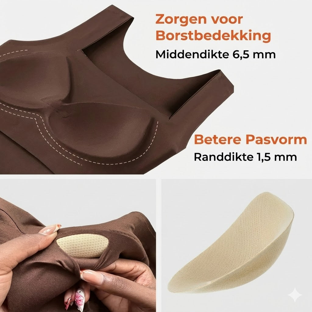 Thermische Tanktop met Ingebouwde BH (U-Hals)