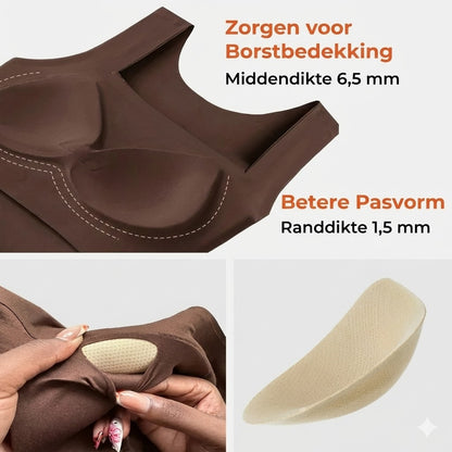 Thermische Tanktop met Ingebouwde BH (U-Hals)