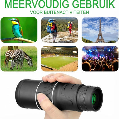 16x52 Monoculair Tweevoudig Optische Zoom Telescoop