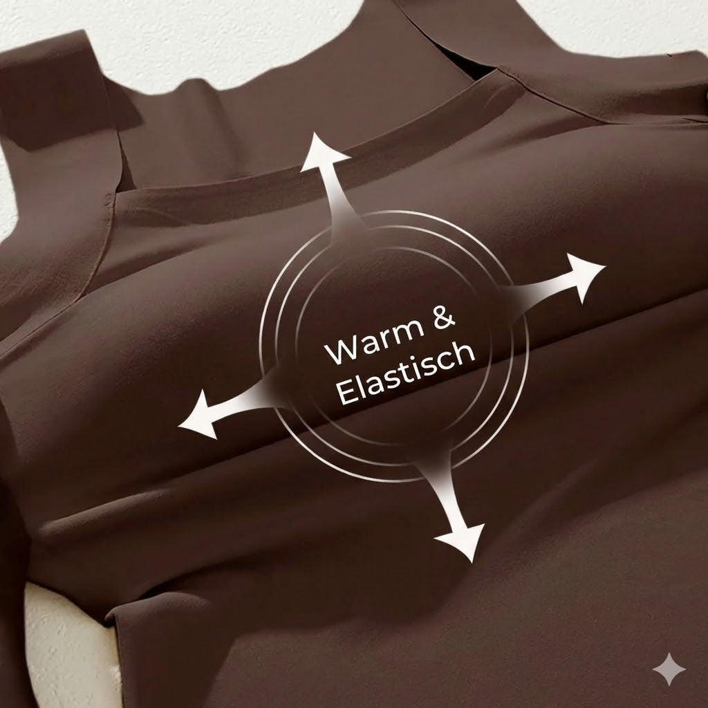 Thermische Tanktop met Ingebouwde BH (U-Hals)