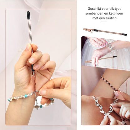 Hulpgereedschap voor armbandsluitingen