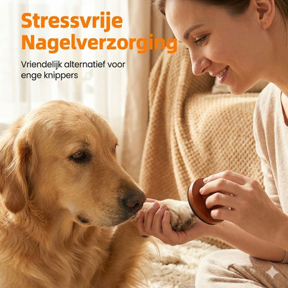 Houten nagelvijl voor huisdieren met vervangbare vijlpads