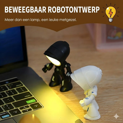 Mini creatieve robot tafellamp