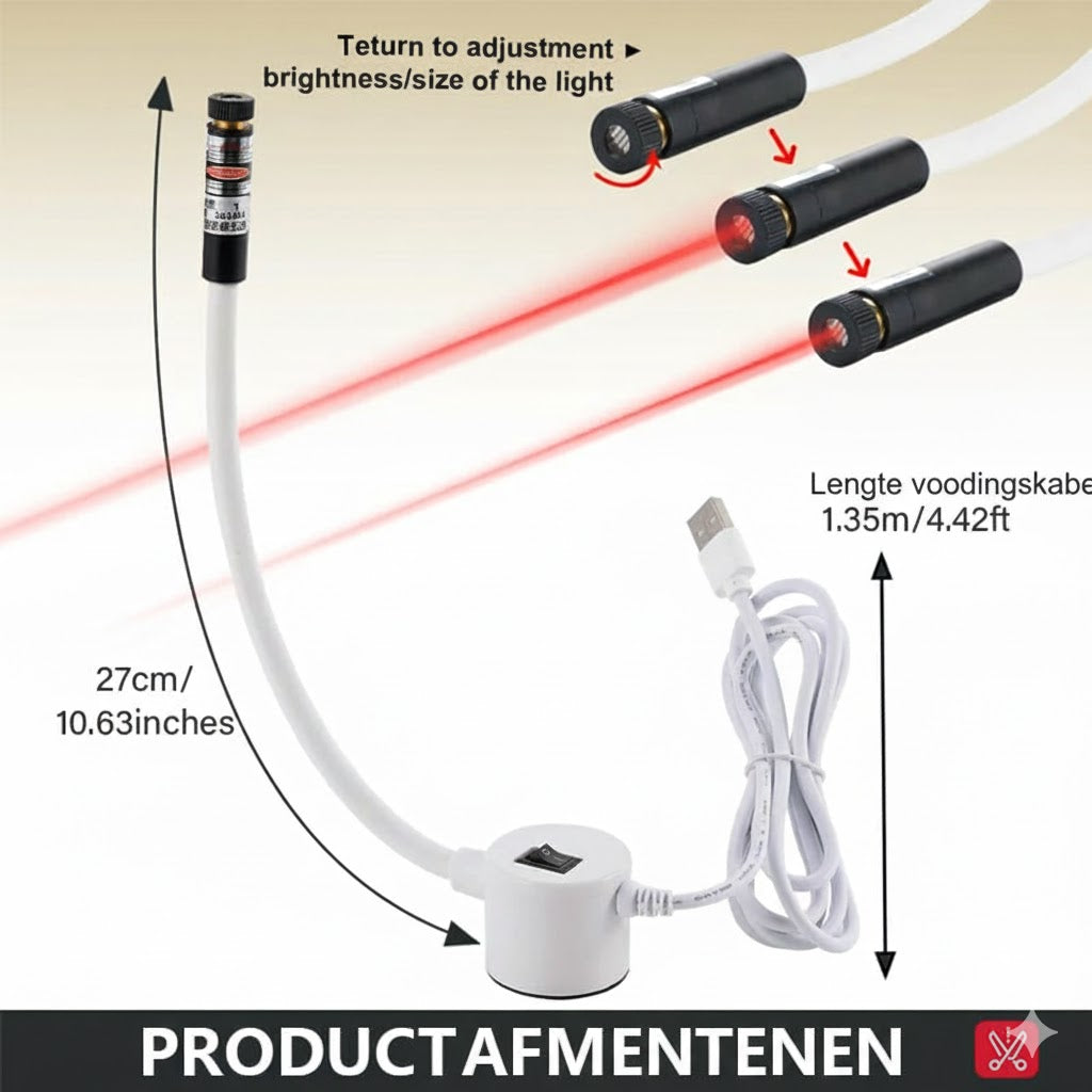Magnetische positioneringsquiltlamp voor naaimachine