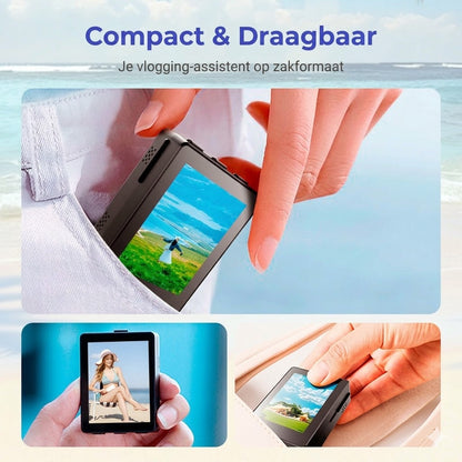 Draagbare draadloze selfie-monitor voor de achtercamera