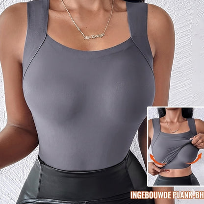 Thermische Tanktop met Ingebouwde BH (U-Hals)