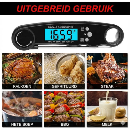 Digitale voedselthermometer met directe uitlezing