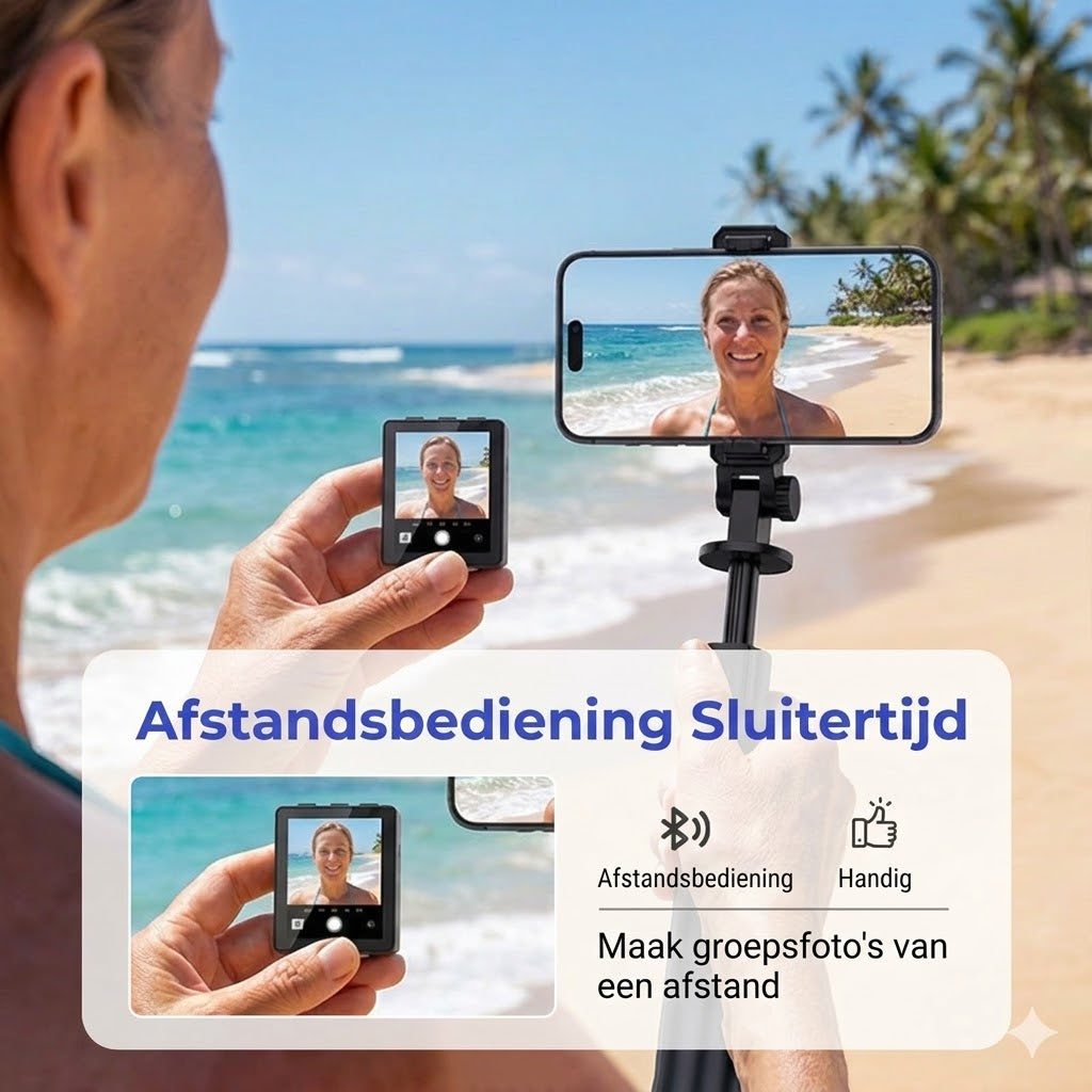 Draagbare draadloze selfie-monitor voor de achtercamera