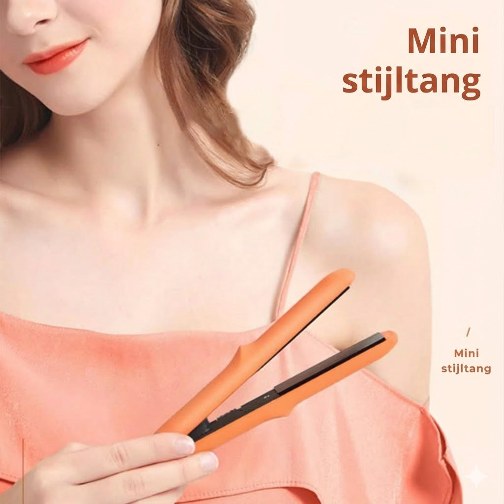 2-in-1 Mini-krultang en Stijltang Voor Stijltang
